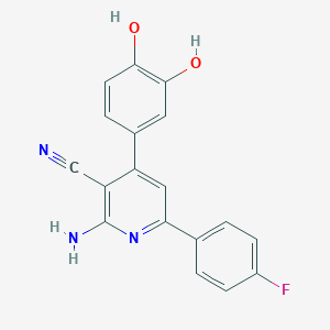 molecular formula C18H12FN3O2 B3025801 IL-4-inhibitor-1 
