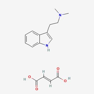 molecular formula C16H20N2O4 B3025805 Dimethyltryptamine fumarate CAS No. 68677-26-9