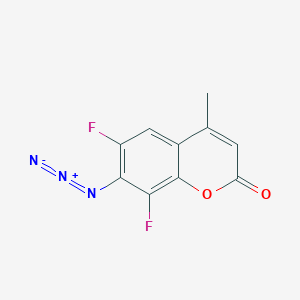 molecular formula C10H5F2N3O2 B3025827 7-Azido-6,8-difluoro-4-methyl-2H-1-benzopyran-2-one 