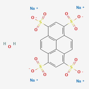 molecular formula C16H8Na4O13S4 B3025837 Sodium pyrene-1,3,6,8-tetrasulfonate xhydrate 