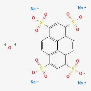 B3025837 Sodium pyrene-1,3,6,8-tetrasulfonate xhydrate CAS No. 1771776-02-3