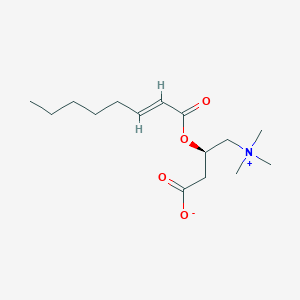 molecular formula C15H27NO4 B3025853 2-Octenoyl carnitine CAS No. 152064-94-3