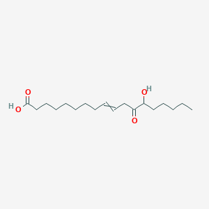 molecular formula C18H32O4 B3025860 13-Hydroxy-12-oxooctadec-9-enoic acid CAS No. 5502-89-6