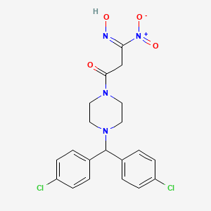 molecular formula C20H20Cl2N4O4 B3025893 JKE-1716 