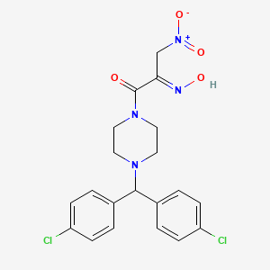 molecular formula C20H20Cl2N4O4 B3025899 JKE-1674 
