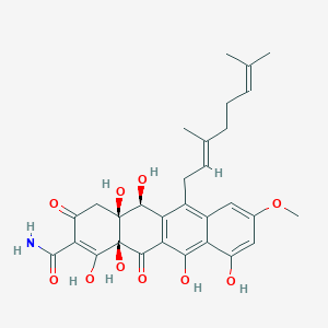 molecular formula C30H33NO10 B3025928 Previridicatumtoxin 