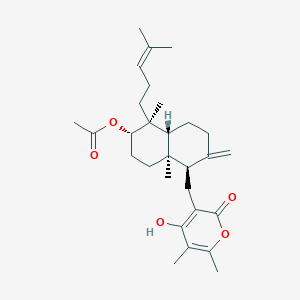 molecular formula C29H42O5 B3025931 Sesquicillin A 