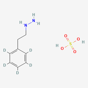 molecular formula C8H14N2O4S B3025971 (2-Phenylethyl-d5)-hydrazine, monosulfate 