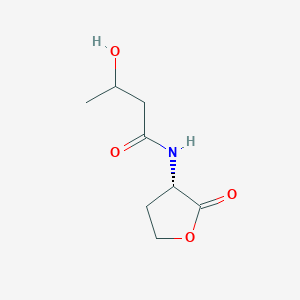 molecular formula C8H13NO4 B3025972 3-Hydroxy-C4-HSL 