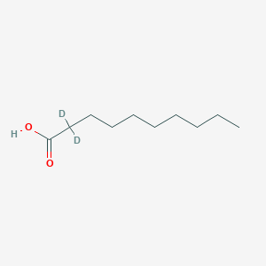 molecular formula C10H20O2 B3025993 Decanoic-2,2-D2 acid 