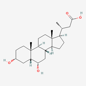 molecular formula C23H38O4 B3025994 Norhyodeoxycholic acid 