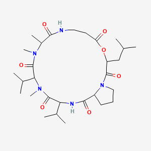 molecular formula C29H49N5O7 B3026007 Destruxin B2 6 CAS No. 79386-00-8