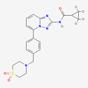 molecular formula C21H23N5O3S B3026010 Filgotinib-d4 
