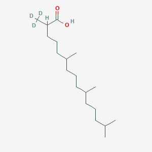 6,10,14-Trimethyl-2-(trideuteriomethyl)pentadecanoic acid