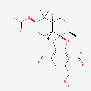 molecular formula C25H34O6 B3026030 Stachybotrysin B 