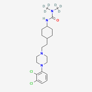 molecular formula C21H32Cl2N4O B3026031 Cariprazine D6 