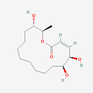 5R,6S,15S-trihydroxy-16R-methyl-oxacyclohexadec-3E-en-2-one
