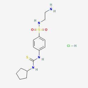 molecular formula C14H23ClN4O2S2 B3026041 PKUMDL-LC-101-D04 