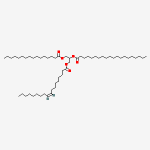 molecular formula C57H108O6 B3026043 1-Palmitoyl-2-arachidoyl-3-oleoyl-rac-glycerol 