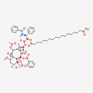 molecular formula C65H83NO17 B3026044 Paclitaxel octadecanedioate 