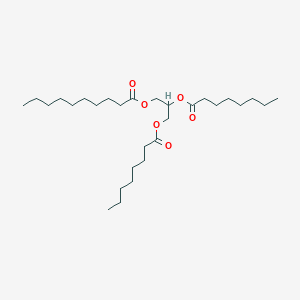 molecular formula C29H54O6 B3026062 Glyceryl 1-caprate dicaprylate 