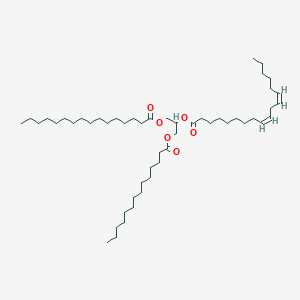 molecular formula C51H94O6 B3026063 1-Myristoyl-2-linoleoyl-3-palmitoyl-rac-glycerol 