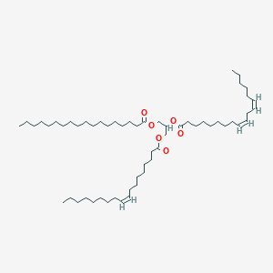 molecular formula C57H104O6 B3026065 [2-[(9Z,12Z)-Octadeca-9,12-dienoyl]oxy-3-[(Z)-octadec-9-enoyl]oxypropyl] octadecanoate CAS No. 7162-26-7