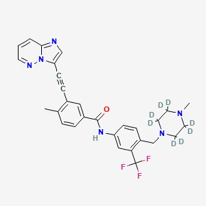 molecular formula C29H27F3N6O B3026086 Ponatinib D8 