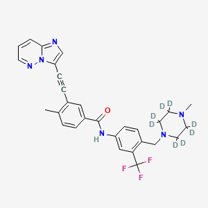 molecular formula C29H27F3N6O B3026086 Ponatinib D8 CAS No. 1562993-37-6