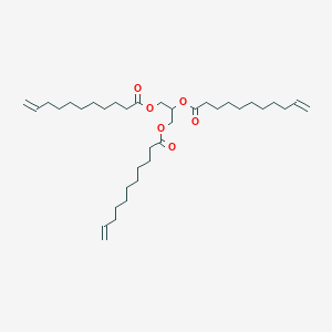 molecular formula C36H62O6 B3026088 1,2,3-Tri-10(Z)-undecenoyl glycerol CAS No. 93824-29-4