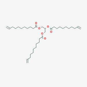 molecular formula C36H62O6 B3026088 10-Undecenoic acid, 1,2,3-propanetriyl ester CAS No. 93824-29-4