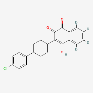 molecular formula C22H19ClO3 B3026102 Atovaquone D4 