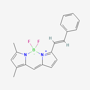(T-4)-[2-[(3,5-dimethyl-2H-pyrrol-2-ylidene-kappaN)methyl]-5-[(1E)-2-phenylethenyl]-1H-pyrrolato-kappaN]difluoro-boron