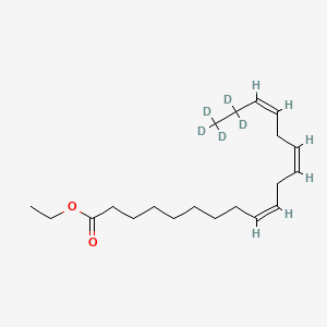 9Z,12Z,15Z-octadecatrienoic-17,17,18,18,18-d5 acid, ethyl ester
