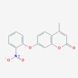 4-Methyl-7-(2-nitrophenoxy)chromen-2-one