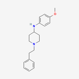 N-(4-Methoxyphenyl)-1-(2-phenylethyl)piperidin-4-amine