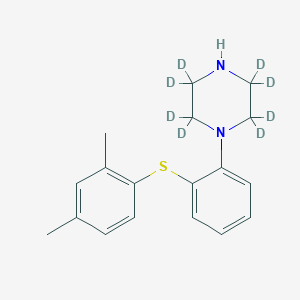 molecular formula C18H22N2S B3026146 Vortioxetine-D8 CAS No. 2140316-62-5