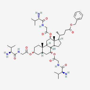 molecular formula C52H82N6O11 B3026152 CAP 3 