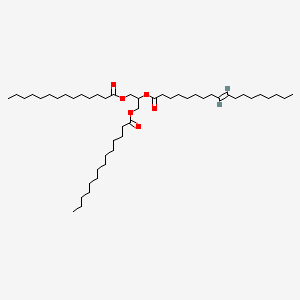 molecular formula C49H92O6 B3026154 1,3-Dimyristoyl-2-oleoylglycerol CAS No. 66908-04-1