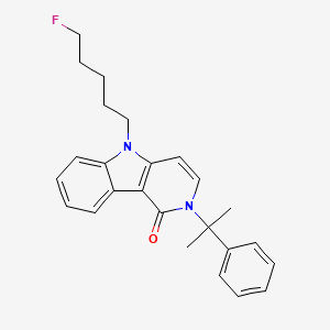 molecular formula C25H27FN2O B3026174 Unii-7S7ifq9ppg CAS No. 2377403-49-9