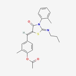 molecular formula C23H24N2O3S B3026177 S1PR1 modulator 1 