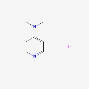 molecular formula C8H13IN2 B3026191 N,N,1-trimethylpyridin-1-ium-4-amine iodide CAS No. 7538-79-6