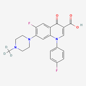 molecular formula C21H19F2N3O3 B3026192 Difloxacin-d3 
