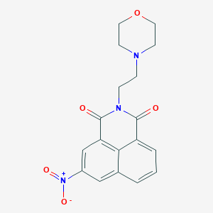 2-(2-Morpholin-4-ylethyl)-5-nitrobenzo[de]isoquinoline-1,3-dione