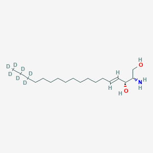molecular formula C18H37NO2 B3026197 D-erythro-sphingosine-d7 CAS No. 1246304-34-6