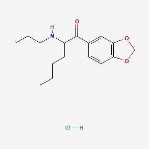 molecular formula C16H24ClNO3 B3026201 N-Propyl hexylone hydrochloride CAS No. 27912-42-1
