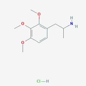 molecular formula C12H20ClNO3 B3026215 2,3,4-Trimethoxyamphetamine hydrochloride CAS No. 6010-77-1