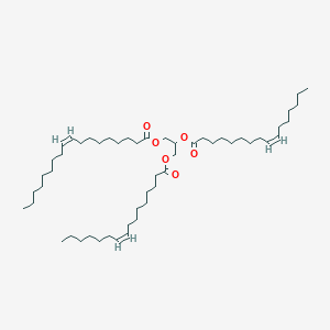 B3026217 2,3-Bis[[(Z)-hexadec-9-enoyl]oxy]propyl (Z)-octadec-9-enoate CAS No. 107196-42-9