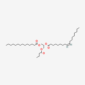 molecular formula C39H72O6 B3026222 1-Myristin-2-Olein-3-Butyrin 