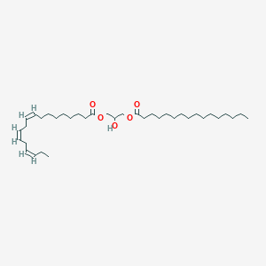molecular formula C37H66O5 B3026223 1-Palmitoyl-3-Linolenoyl-rac-glycerol 
